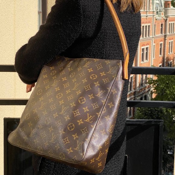 Louis Vuitton Monogram Looping Bag GM Made In France